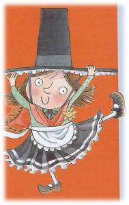 Betsi Wyn in Welsh national costume