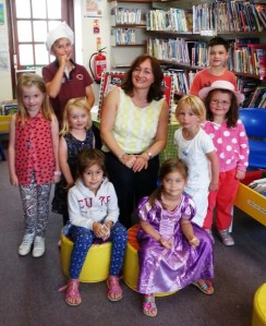 Wendy in Ammanford Library