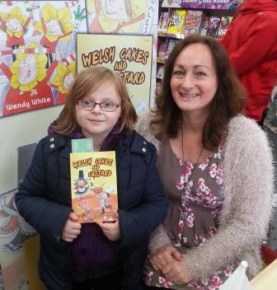 Wendy & Megan in WHSmith, Llanelli